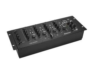 Omnitronic PM-444Pi 4-Kanal-DJ-Mixer mit Player & USB-Interface 