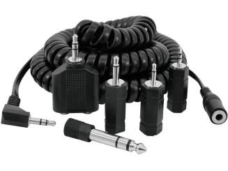 Omnitronic Kopfhörer Verlängerung 5m + div. Adapter 