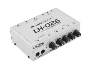 Omnitronic LH-026 3-Kanal-Stereo-Mixer 
