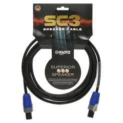 Klotz Speakonkabel, SC3, 1m, 2x2,5 qmm 