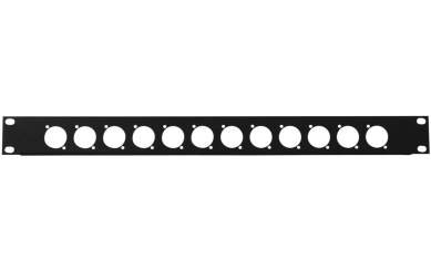 Omnitronic Frontplatte Z-19 12 x XLR (D-Typ) 1HE 
