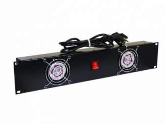Omnitronic Frontplatte Z-19 mit 2 Lüftern 2HE 