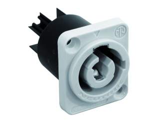 Neutrik PowerCon Einbaukupplung grau NAC3MPB-1 