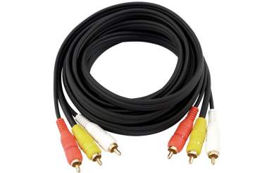 Omnitronic Cinch Kabel 3 x 3 3m 