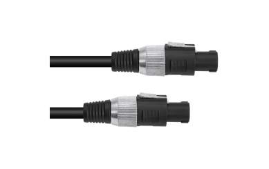 Omnitronic Lautsprecherkabel Speaker 2 x 2,5, 20m, schwarz 