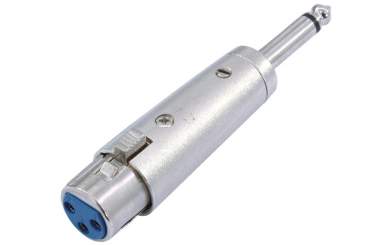 Omnitronic Adapter XLR (F) / Klinke (M) mono 
