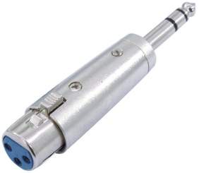Omnitronic Adapter XLR (F) / Klinke (M) stereo 