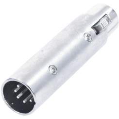 Omnitronic Adapter 3pol XLR(F)/5pol XLR(M) 