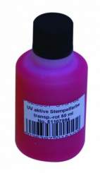 Eurolite UV-aktive Stempelfarbe, transp.rot,  50ml 