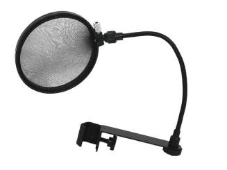 Omnitronic Mikrofon-Popfilter schwarz 