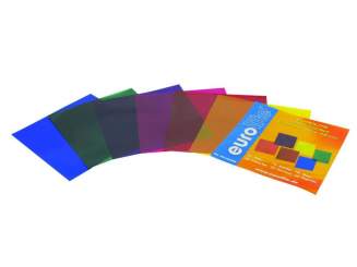 Farbfolienset 19x19cm, sechs Farben 