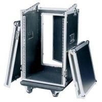 Showgear Roadcase 19" Rackcase 16 HE Trippledoor 