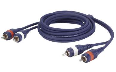 DAP FL243 / 2 Cinch Stecker zu 2 Cinch Stecker 3m 