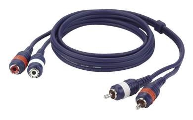 DAP FL273 / 2 Cinch männl. zu 2 Cinch weibl. 3m 
