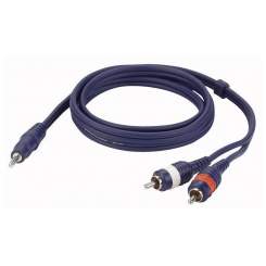 DAP FL30150 Stereo Mini Jack to 2 RCA Connector 150cm 