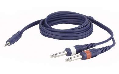 DAP FL313 / Stereo Mini Klinke zu 2 Mono Klinke 3m 