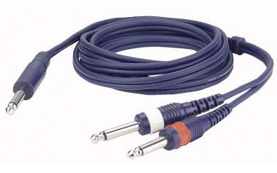 DAP FL323 Mono Klinke zu 2x Mono Klinke, 3m 