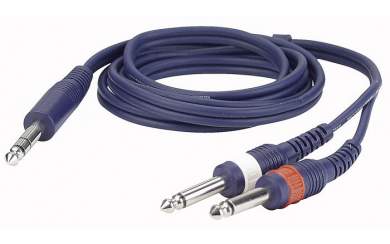 DAP FL34150 Stereo Klinke zu 2x Mono Klinke, 1,50m 