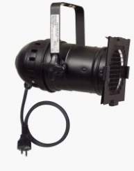 Showtec Par 46 Can Black incl E27 Socket and Silicon Cable with Plug 