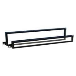 Adam Hall 87442 19" Frontabdeckung mit Plexiglaseinsatz 2 HE 