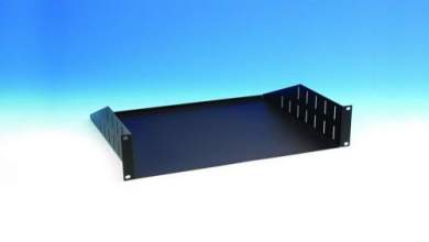 Adam Hall 87552 19" Rackablage 2 HE 375 mm tief 