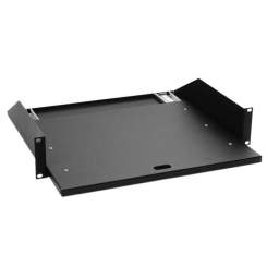 Adam Hall 87555 19" Rackwanne 2 HE mit Auszugsschienen 
