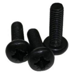 Adam Hall Kreuzschlitzschraube M6 x 20 schwarz 