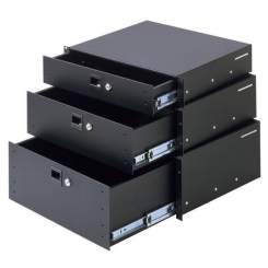 Adam Hall 87402 Rackschublade 2 HE Stahl 