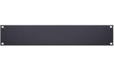 Adam Hall 87222 19" U-Rackblende 2 HE, Aluminium 