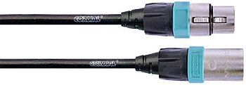 Cordial CCM Mikrofonkabel, 2,5m, 3pol. XLR female -> 3pol. XLR male 