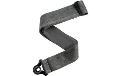 D'Addario Auto Lock-Gitarrengurt - Metal Grey 