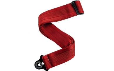 D'Addario Auto Lock Gitarrengurt - Blood Red 