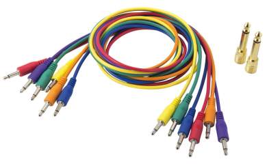 Korg SQ1 Patchkabel, farbig (6 Stück) 
