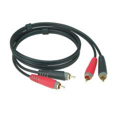 Klotz 2x Cinch Stecker - 2x Cinch Stecker, AT-CC, 3m 