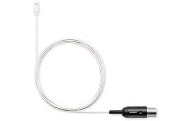 Shure DL4W/O-LM3-A DuraPlex DL4 Lavaliermikrofon, Kugelcharakteristik, LEMO-Stecker, weiss, inkl. Zubehör 