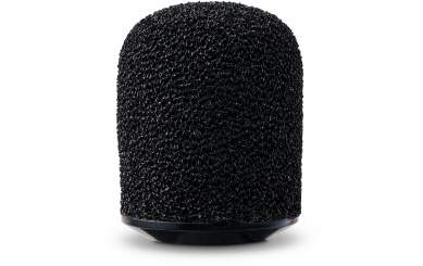 Shure RPMDL4SFWS/B DuraPlex DL4/DH5 Aufsteck-Windschutz, schwarz, 3 Stück (Nutzung OHNE Entzerrungskappe) 