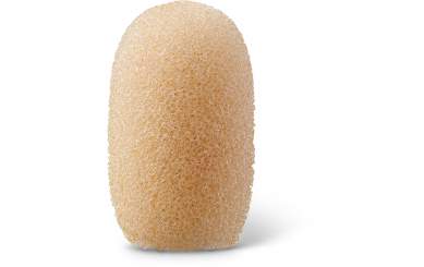 Shure RPMDL4WS/T DuraPlex DL4 Windschutz, beige, 5 Stück (Nutzung MIT Entzerrungskappe) 