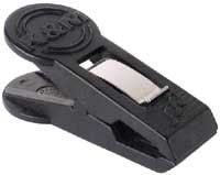 K&M 16060 Notenklammer, schwarz (4er Pack) 