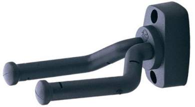 K&M 16280 Gitarren-Wandhalter, schwarz 
