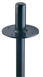 K&M 19665 Flanschbuchse, schwarz 