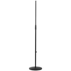 K&M 260/1 Mikrofonstativ, schwarz, Rundsockel 