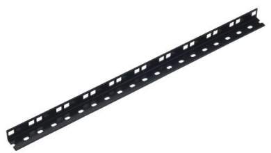 K&M 28410 19"-Winkelrackschiene, schwarz 
