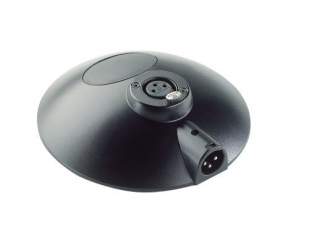 K&M 29376 Mikrofon-Tischsprechstelle, schwarz 
