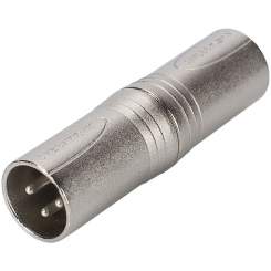 Neutrik NA3MM Adapter XLR, männl. zu XLR männl. 