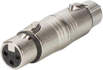 Neutrik NA3FF Adapter XLR weibl. zu XLR weibl. 