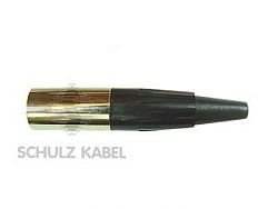 Schulz Kabel S 300 Mini-XLR-Kabelstecker, schwarz 