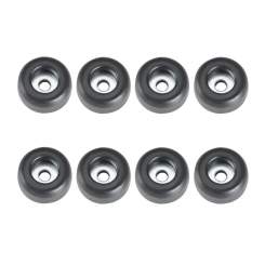 Adam Hall 4900 M8 AH - 8er Set Gummifuß 25 x 11 mm schwarz im Beutel 