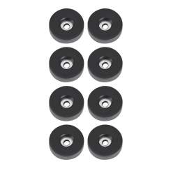 Adam Hall 4906 M8 AH - 8er Set Gummifuß 38 x 10 mm im Beutel 