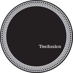 Magma Slipmat Technics "Strobe 3", Paar 