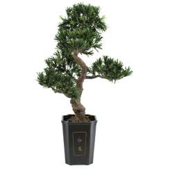 Europalms Bonsai Podocarpus, Kunstpflanze, 80cm 